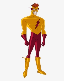 Kid Flash - Justice League Unlimited Kid Flash, HD Png Download, Free Download