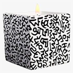 Ligne Blanche Bougie Keith Haring Sq - Advent Candle, HD Png Download, Free Download