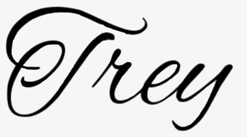 Trey Freetoedit - Tony Name In Cursive, HD Png Download, Free Download