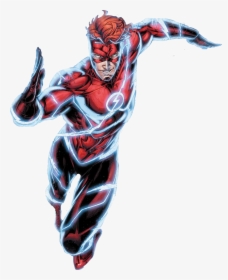 #kidflash #wallywest #dc #freetoedit - Speedsters With Blue Lightning, HD Png Download, Free Download