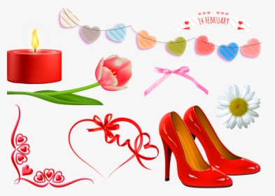 Valentine"s Day Clip Art, Valentine"s Day Hearts, HD Png Download, Free Download