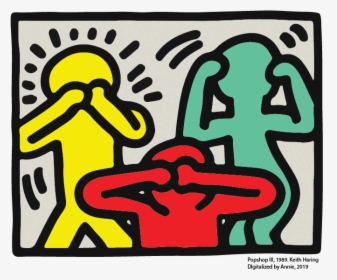 See No Evil Keith Haring, HD Png Download, Free Download