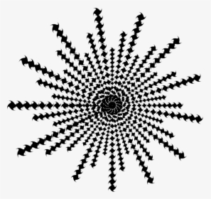 Transparent Supernova Png - Abstract Vector Black And White, Png Download, Free Download
