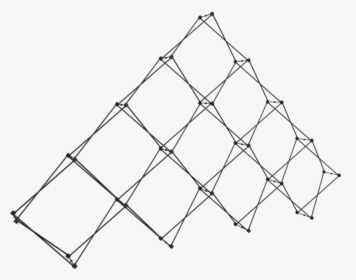 Xclaim 14ft 10 Quad Pyramid Frame - Line Art, HD Png Download, Free Download