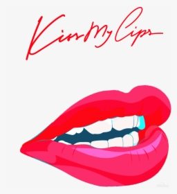 Kiss21a Print - Mouth Clip Art, HD Png Download, Free Download