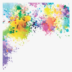 #freetoedit #rainbow #watercolor #paint #splotch - Transparent Colour Splash Background, HD Png Download, Free Download