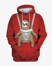 Gearhuman 3d Baby Sloth On Christmas Custom T-shirt - Wonder To Myself What A Wonderful World, HD Png Download, Free Download