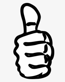 Thumb Clipart Black And White, HD Png Download, Free Download