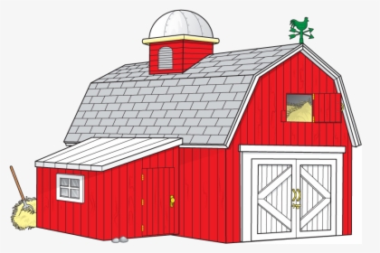 Transparent Farmhouse Clipart - Barn Clipart, HD Png Download, Free Download
