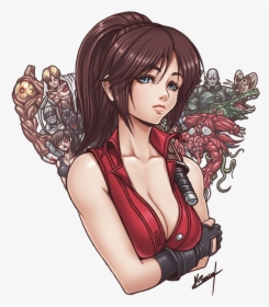 Claire Redfield Hentai, HD Png Download, Free Download