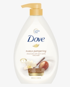 Dove Purely Pampering Shea Butter With Warm Vanilla - Dove Purely Pampering Body Wash, HD Png Download, Free Download