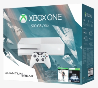 Xbox One Quantum Break Bundle Box Shot Angle Left - Xbox One S Quantum Break Bundle, HD Png Download, Free Download