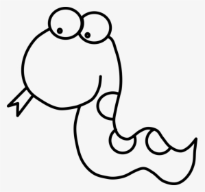 Burmese Python Drawing Snakes Ball Python - Cartoon Cute Snake Drawing, HD Png Download, Free Download
