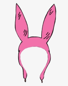 Bobsburger Louise Bunnyears Hat Bunnyhat - Louise Belcher Hat Drawing, HD Png Download, Free Download