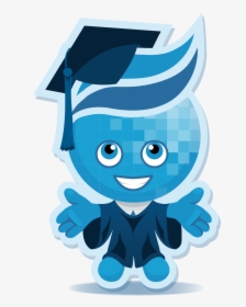 Image Of Splash Mascot Wearing Cap And Gown - Rio Salado Splash, HD Png Download, Free Download