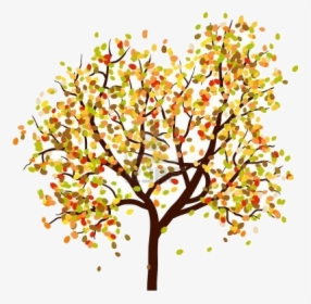 Fall Tree Leaves Clipart Clipartsgramcom Transparent - 1st Day Of Autumn Clipart, HD Png Download, Free Download