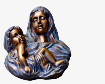 Woman Child Relief Free Photo - Bronze Sculpture, HD Png Download, Free Download