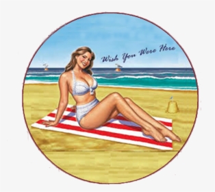 1950 Wish You Were Here Postcard, HD Png Download, Free Download