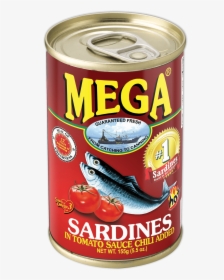 Transparent Sardine Png - Mega Sardines In Tomato Sauce 155g, Png Download, Free Download