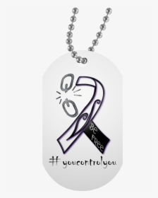 Recovery Ribbon Dog Tag - Addiction Recovery Ribbon Tattoo, HD Png Download, Free Download