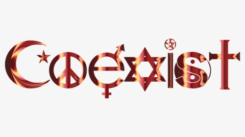 Symbol,sign,logo - Coexist Religion, HD Png Download, Free Download