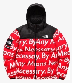 Supreme Northface By Any Means Necessary, HD Png Download, Free Download