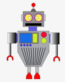 Robot Clipart Face - Simple Robot Face, HD Png Download, Free Download