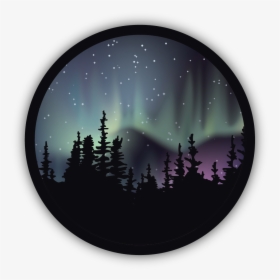 Northern Lights Sticker, HD Png Download, Free Download