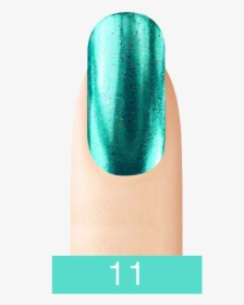 Cre8tion Chrome Nail Art Effect, 11, Turquoise, 1g - Nail Polish, HD Png Download, Free Download