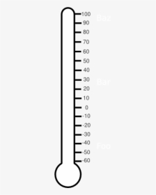 Thermometer Clipart Black And White, HD Png Download, Free Download