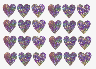 Glitter Heart Png -stickers Png Heart Lovecore - Heart, Transparent Png, Free Download