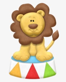 Lion Clip Art Circus Openclipart Image - Baby Circus Animals Clipart, HD Png Download, Free Download