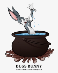 Transparent Bugs Bunny Face Png - Bugs Bunny In A Cauldron, Png Download, Free Download