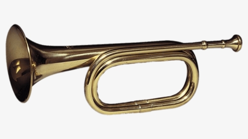 Brass Cavalry Bugle - Brass Instrument Musical Instrument Brass Horn Shapes, HD Png Download, Free Download