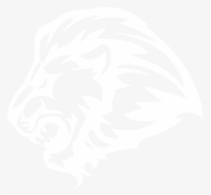 Lion Logo White - Lion Logo With Black Background, HD Png Download, Free Download