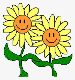 Clipart Flowers Smile - Dancing Animated Flower Gif, HD Png Download, Free Download