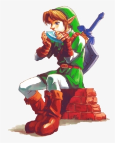 Transparent Zelda Ocarina Of Time Png - Link Ocarina, Png Download, Free Download