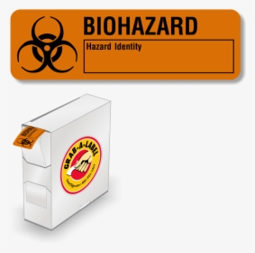 Biohazard Hazard Identity Label - Box, HD Png Download, Free Download