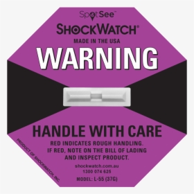 Shockwatch Label L-55 37g - Shockwatch Label, HD Png Download, Free Download
