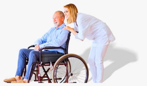 Old Man Wheelchair Png, Transparent Png, Free Download