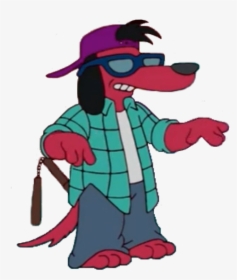 Simpsons Dog Itchy Scratchy, HD Png Download, Free Download