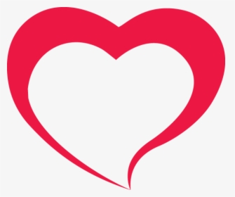Red Outline Heart Png Image - Red Transparent Heart Outline, Png Download, Free Download