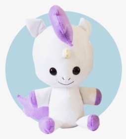 Stuffed Character,ear,animation - Baby Unicorn Plush, HD Png Download, Free Download
