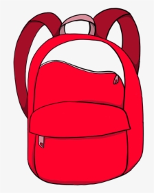 School Bag, Schoolbag, Backpack, Rucksack, Red Bag, HD Png Download, Free Download