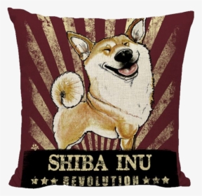 Shiba Inu Png -shiba Inu Revolution Throw Pillow - Shiba Inu, Transparent Png, Free Download