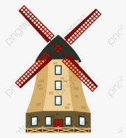 Dutch Windmill Clipart - Netherlands Symbols, HD Png Download, Free Download