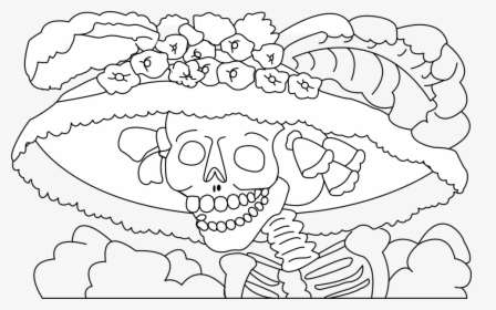 Catrina, Day Of The Dead, Skull, Death, Mexico - Catrina Vector, HD Png Download, Free Download