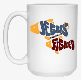 Jesus Fished Collection 15 Oz - Mug, HD Png Download, Free Download