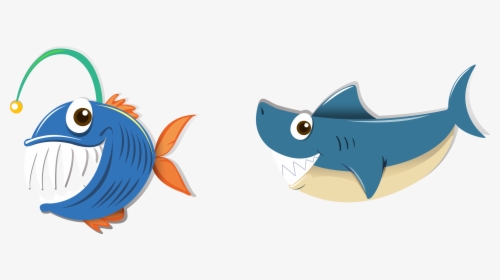 Transparent Cartoon Shark Png - Shark Animation, Png Download, Free Download