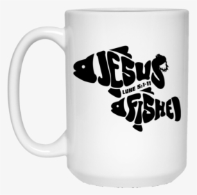 Jesus Fished Collection 15 Oz - Dri Fit Jesus Shirt, HD Png Download, Free Download